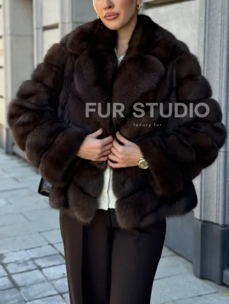 Полушубок из соболя - фото 3