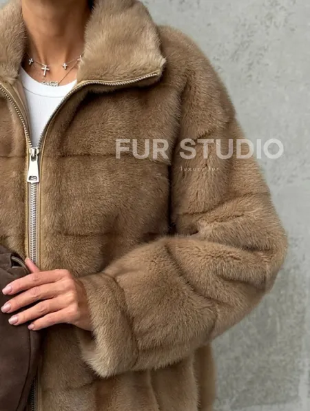 Норковая куртка - фото 3