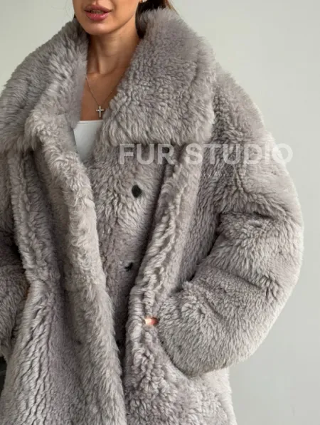 Полушубок из овчины - фото 2