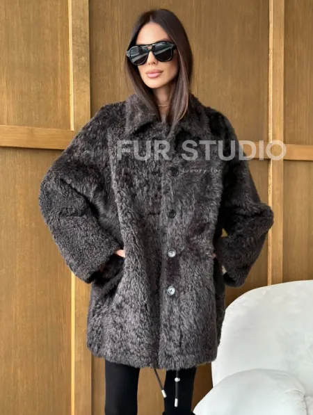 Шуба из овчины - натуральная - фото 0