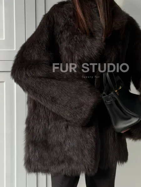 Женская дубленка из тосканы - фото 1