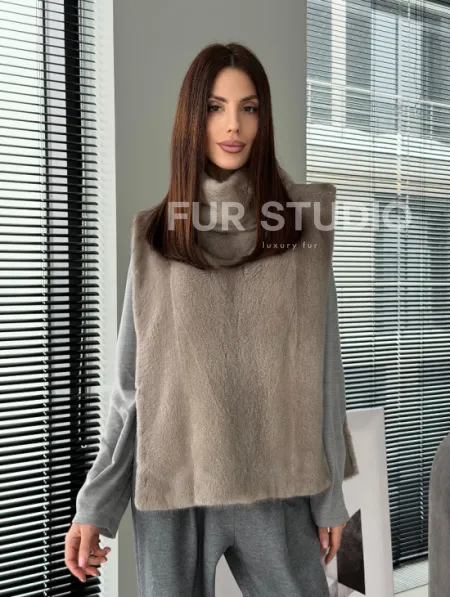 Норковая манишка «весна 2026» - фото 8