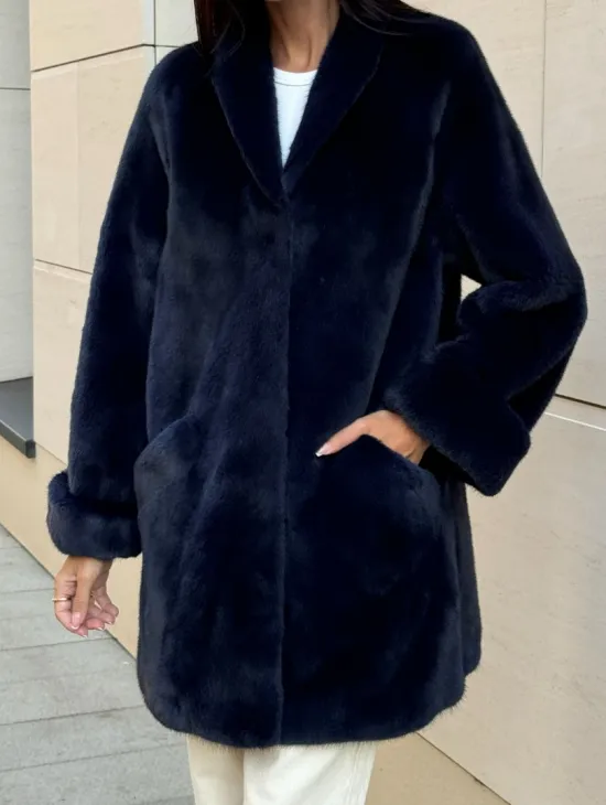 Шуба из аукционного меха норки KOPENHAGEN FUR - фото 2