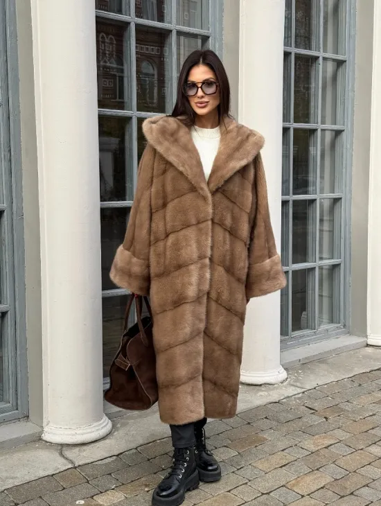 Норковая шуба из аукционной норки -  style 