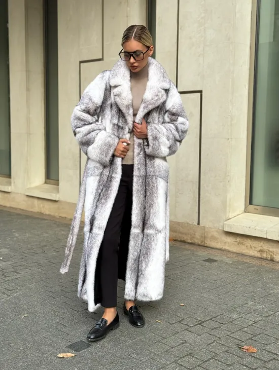 Норковая шуба - крестовка - фото 6