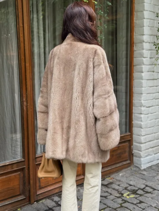 Полушубок из норки - фото 5