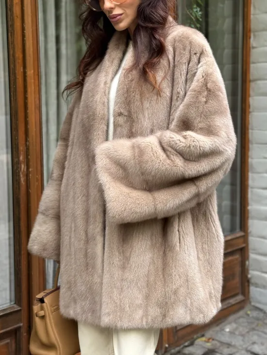 Полушубок из норки - фото 2