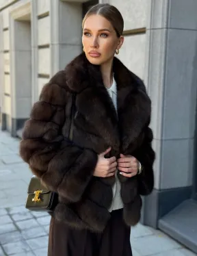 Полушубок из соболя - фото 0
