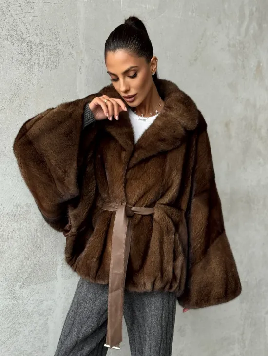 Шуба норковая оверсайз - фото 6