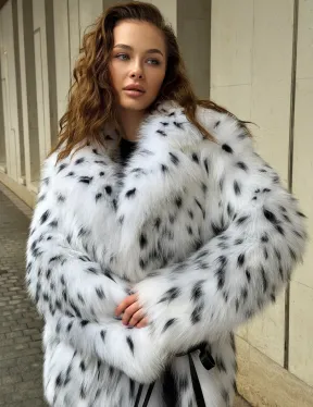 Шуба под рысь белая - фото 3