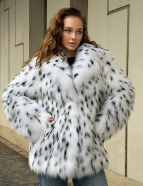 Шуба под рысь белая - фото 0