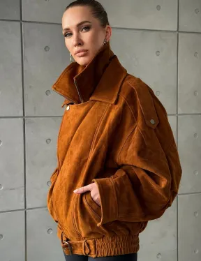 Замшевая куртка-косуха - фото 5