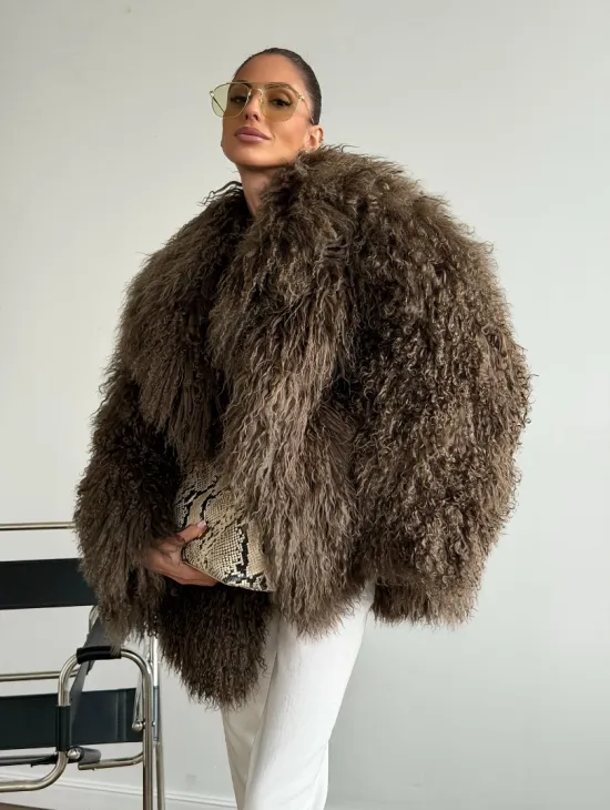 Шуба из лама - фото 12