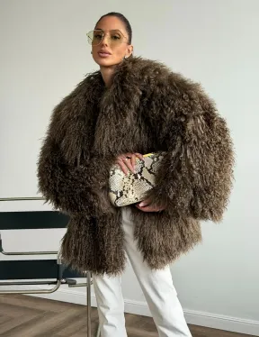 Шуба из лама - фото 11