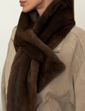 Шарф из меха норки - фото 1