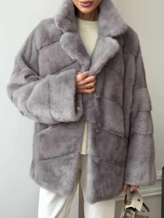 Полушубок норковый - фото 2