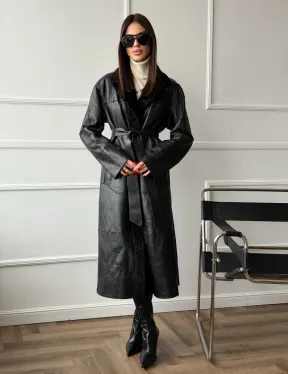 Дубленка из натуральной овчины астраган - фото 14