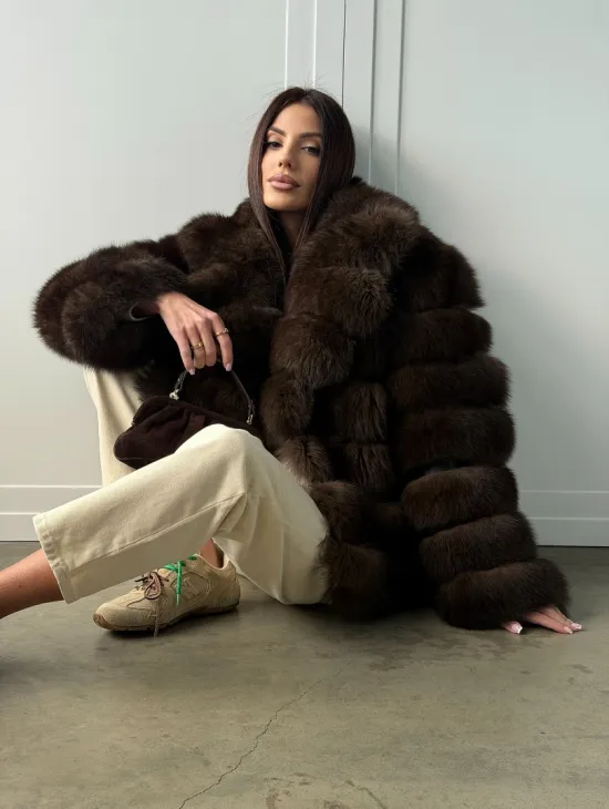 Полушубок из песца 