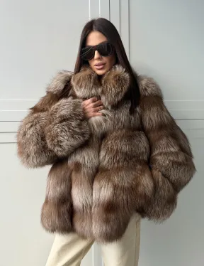 Полушубок из финской лисы - фото 12