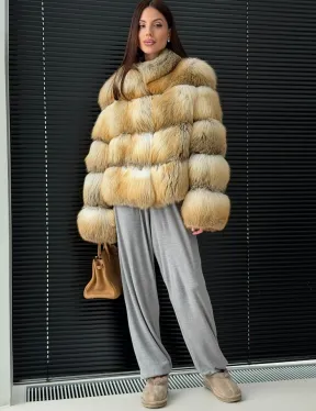 Полушубок из лисы - фото 8